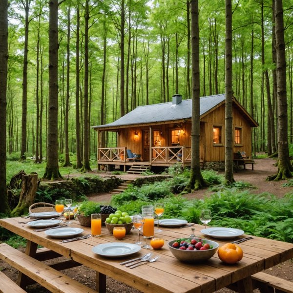 Quels sont les critères pour choisir une location de vacances en Bretagne avec des cours de cuisine et des balades en forêt?