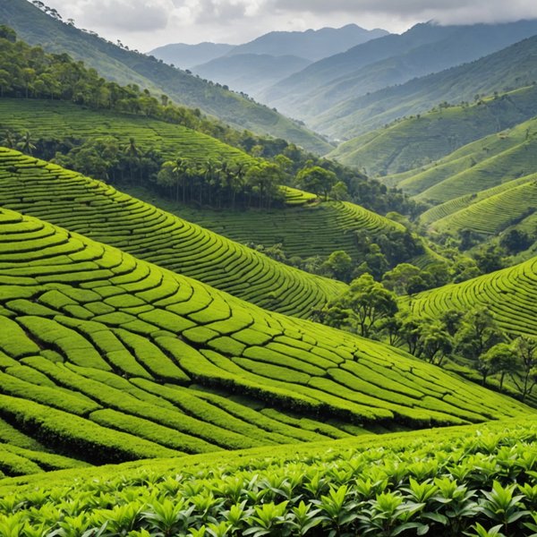 Quelle croisière propose des visites de plantations de thé en Inde?