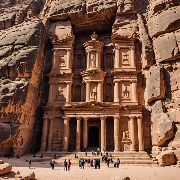 Comment planifier une visite des temples anciens à Pétra, Jordanie?